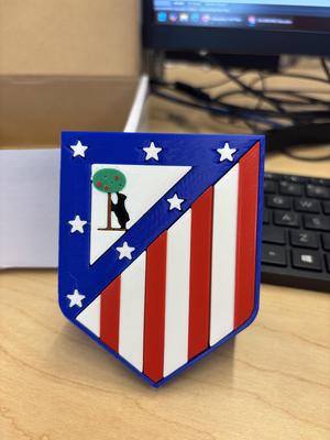 Atletico Madrid Logo Stand