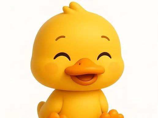 Cute duck