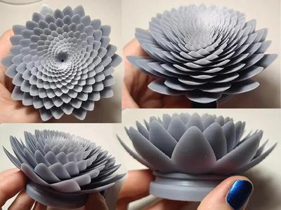 Lotus flower sculpture