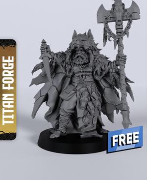 Wolf Order Priest - With Free Dragon  - 5e DnD Inspired for RPG and Wargamers