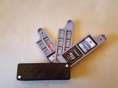 SD and MicroSD card holder