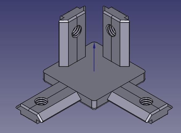 3-Way End Corner Bracket