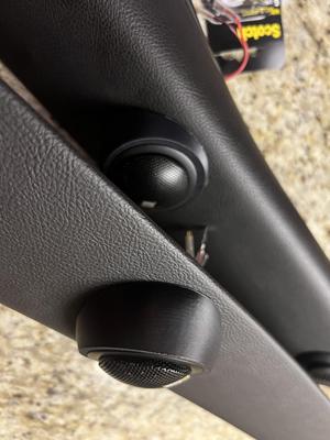 Angled tweeter pod for Morel 25MM tweeter.  