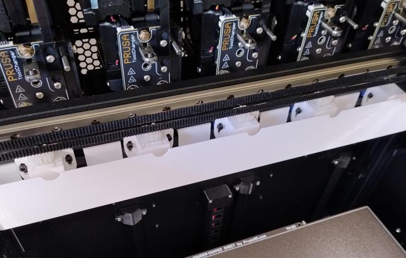 Prusa XL Full length debris tray