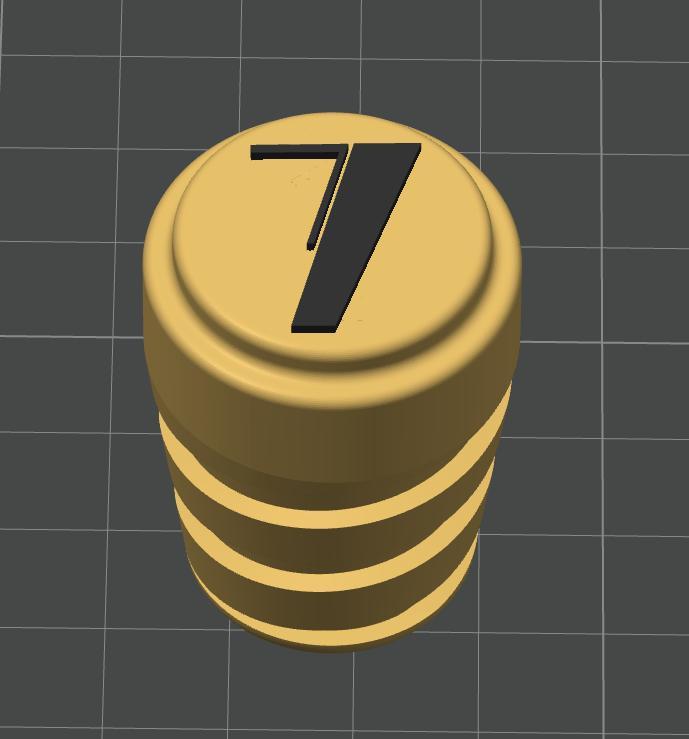 Luigi's Mansion 3 Elevator button No 7