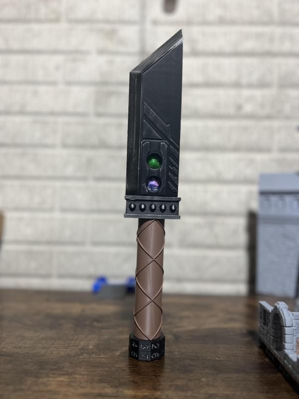 Buster Sword Dice Holder