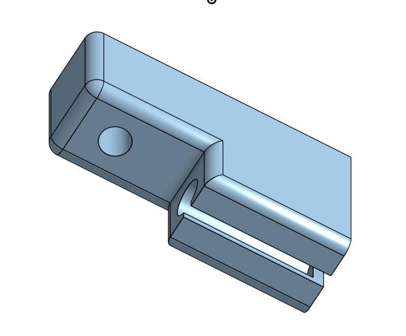 Carten RC T410 Rally, Servo move mod.