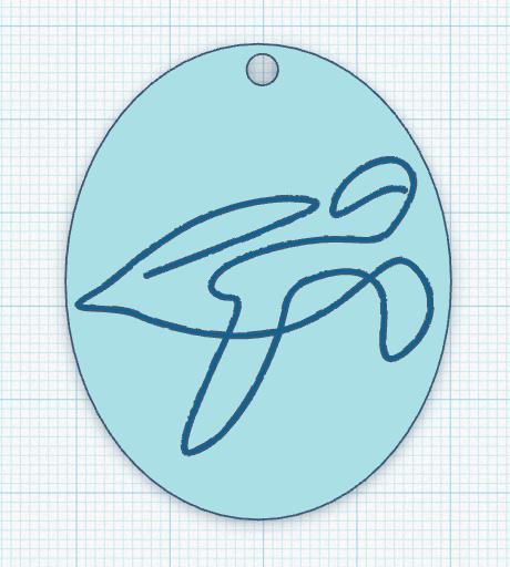 Sea Turtle Earring 1.stl