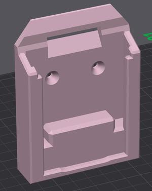 Flat Bottomed Makita 18v Battery Mount