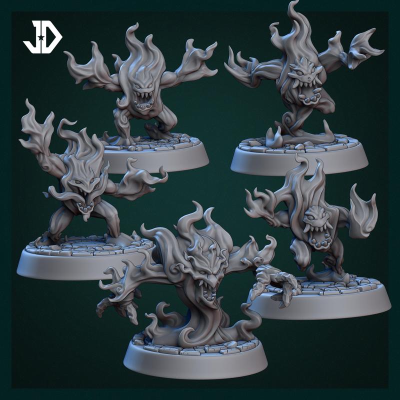 Fire Terror of Tziich - 5 PCK