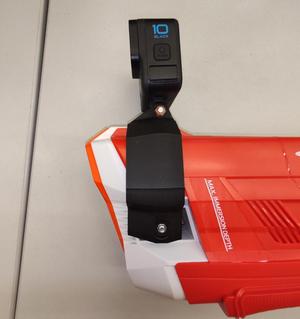 GOPro / Accesory mount for SPYRA 3 Watergun