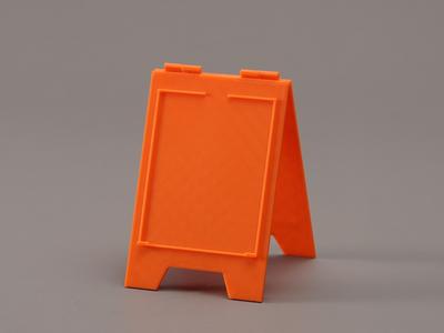 Attention Sign Holder_Make My Sign