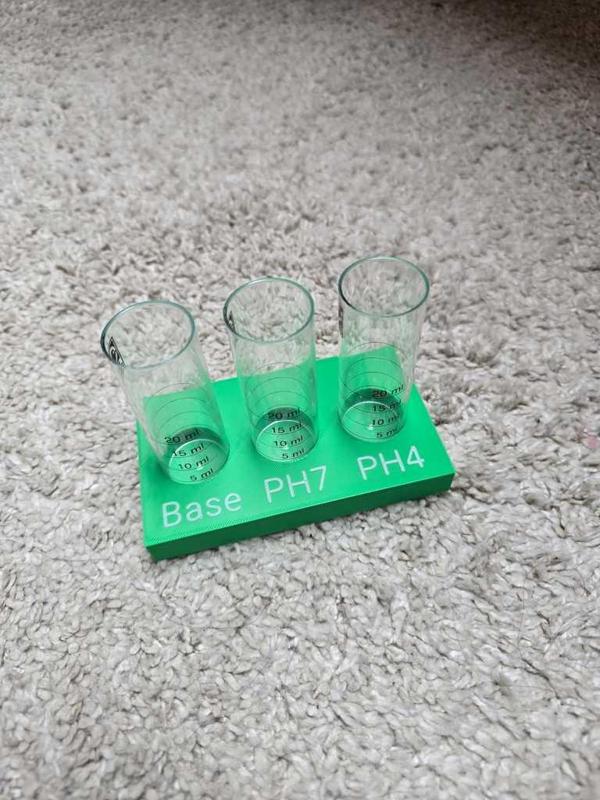 JBL CO2/PH calibration test beaker holder