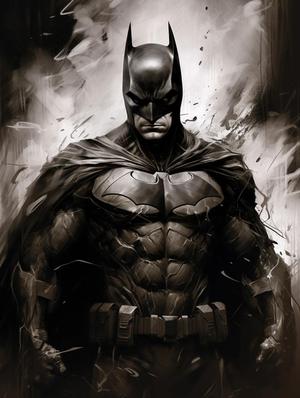 batman relief created using Hueforge