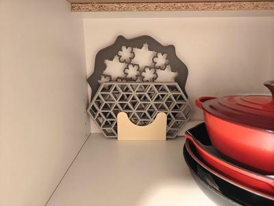 Separator for cookware coasters