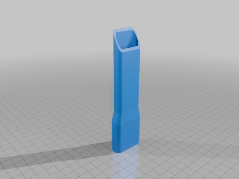 Vacuum cleaner nozzle 45 and 60 degree top (oval base for cordless cleaners)