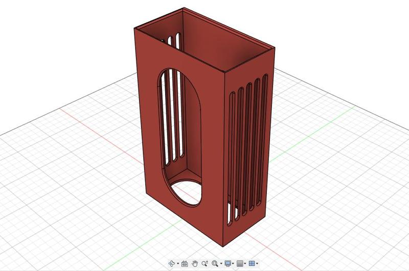 Parametric Dispenser Box Wall Mount