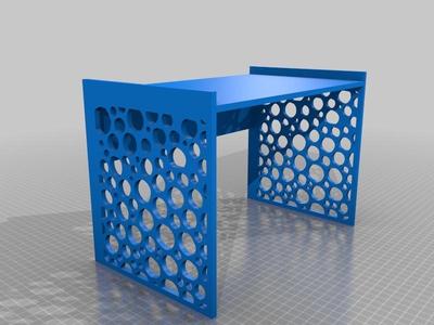 Mini Desk Stand (Bubble Pattern) - Lasercut