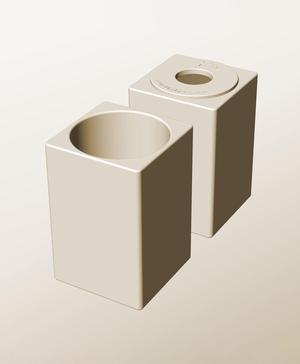 CS96-160-P Stackable pierced component box for creative makers