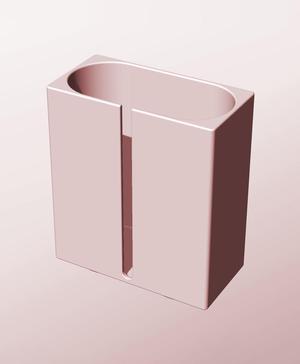 CX68-170-SB Stacking slotted module bin for modern home decor