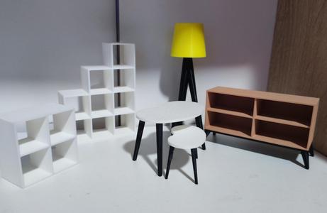 Doll house furniture - Living room pt. 1