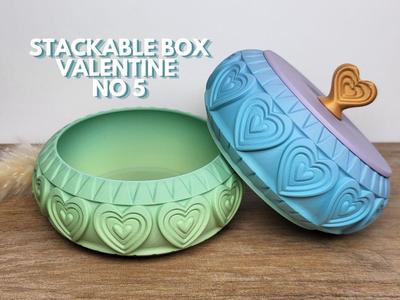 Jewelry Box Stackable Valentine No 5