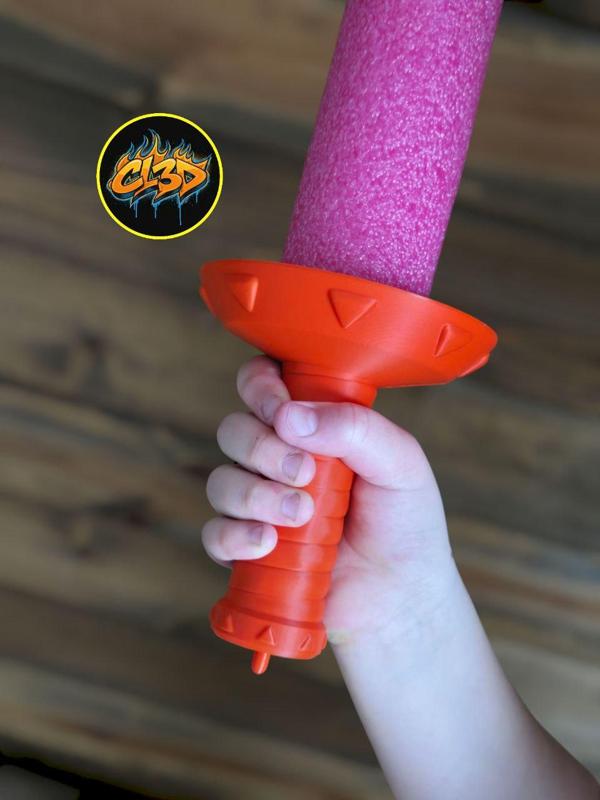 Guarded Jewel Pool Noodle Sword