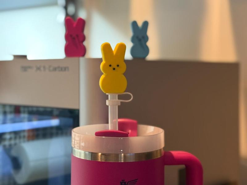 Stanley Easter Peep Straw Topper-Fits Any Size Cup