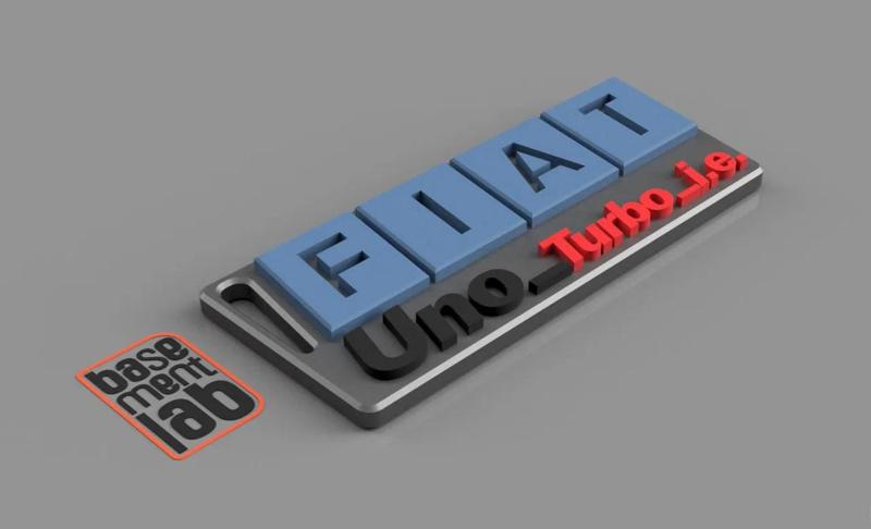 Fiat Uno Turbo i.e. - Keychain - Portachiavi - Porte Clès - 钥匙链   