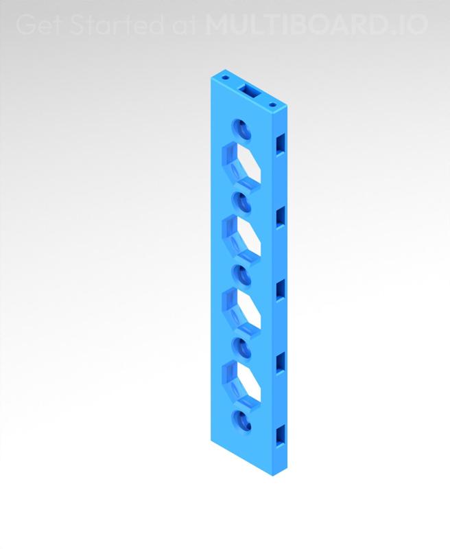 6mu Mid Hole I - Multiboard Beam