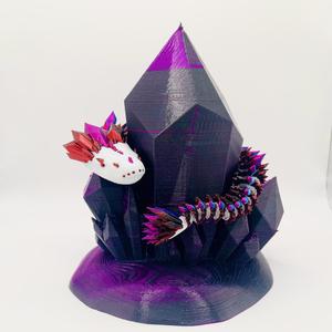 Crystal stand Articulated Dragons and Snakes Version 1