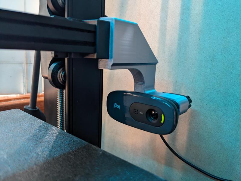 Ender 3 V3 SE / KE Logitech Webcam Camera Mount (C270 or similar)