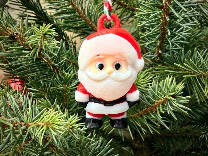 Hanging mini Santa