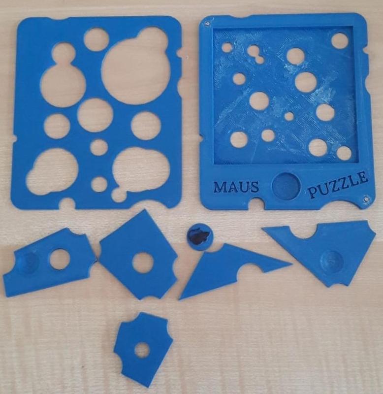 Mauspuzzle mit Deckel