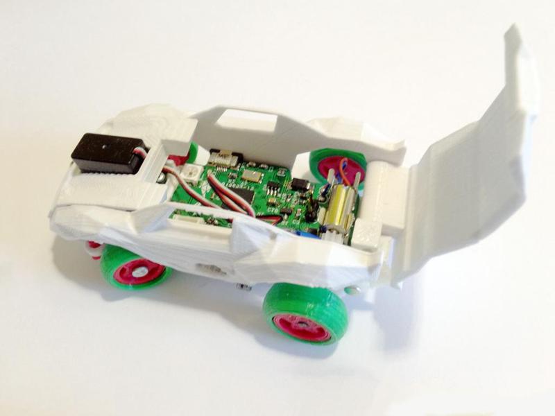 RC Car Arduino-compatible and smartphone enabled: 3DRacers