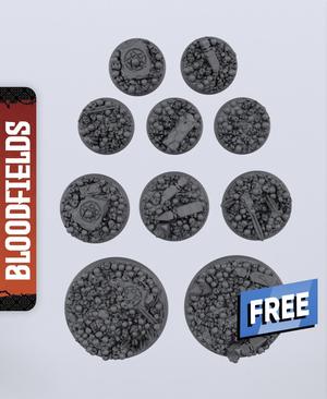 Bases Skull Set - With Free Dragon  - 5e DnD Inspired for RPG and Wargamers