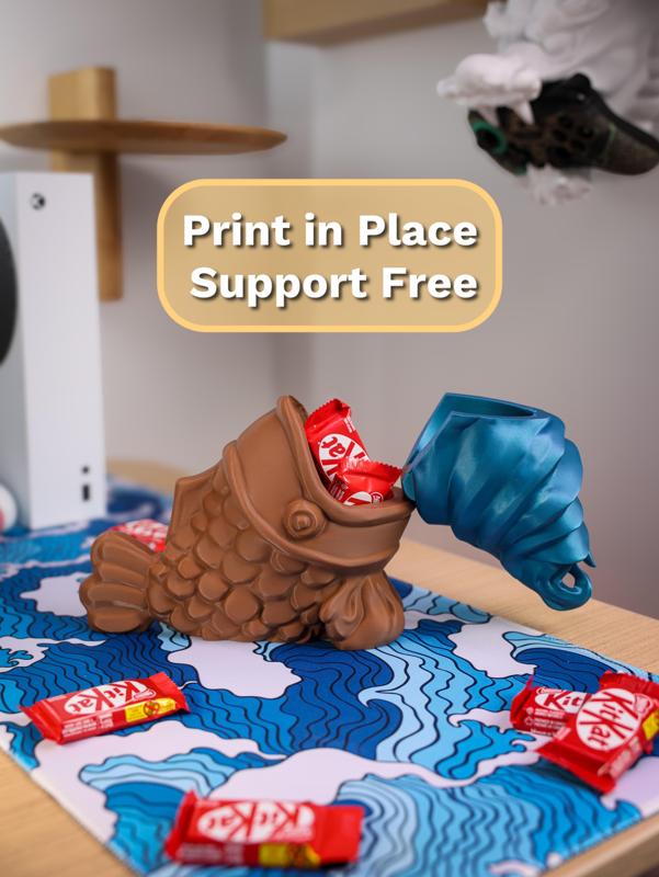 Taiyaki Ice Cream - Cute & Functional Storage Box