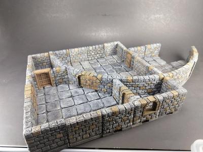 OpenForge 2.0 Dungeon Stone Large Curved Exterior Walls