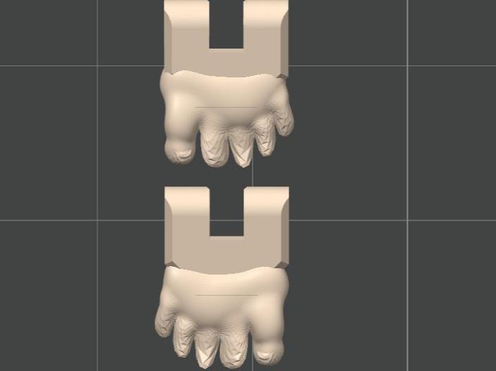 Dummy13 Realistic Feet