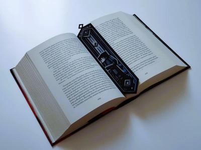 bookmark with Minecraft drawings