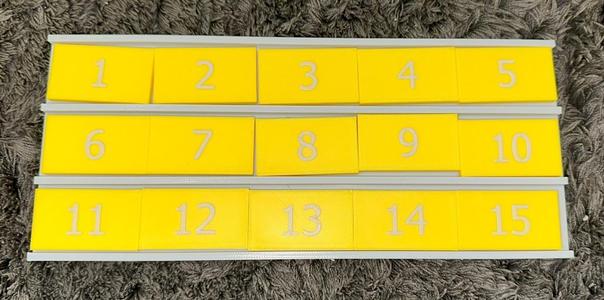 Survivor Numeric Slide Puzzle 15