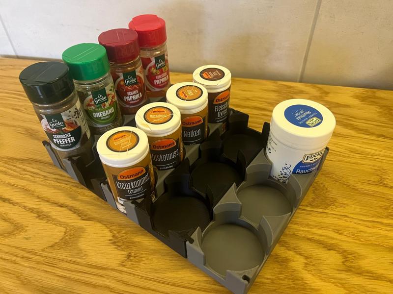 Spice Jars Holder Organizer