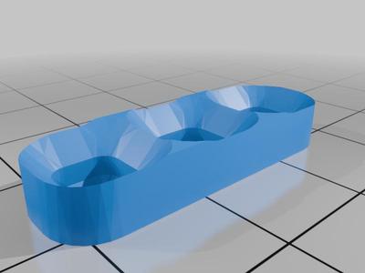 DecFinity 3x1 (30mm x 10mm) base plate
