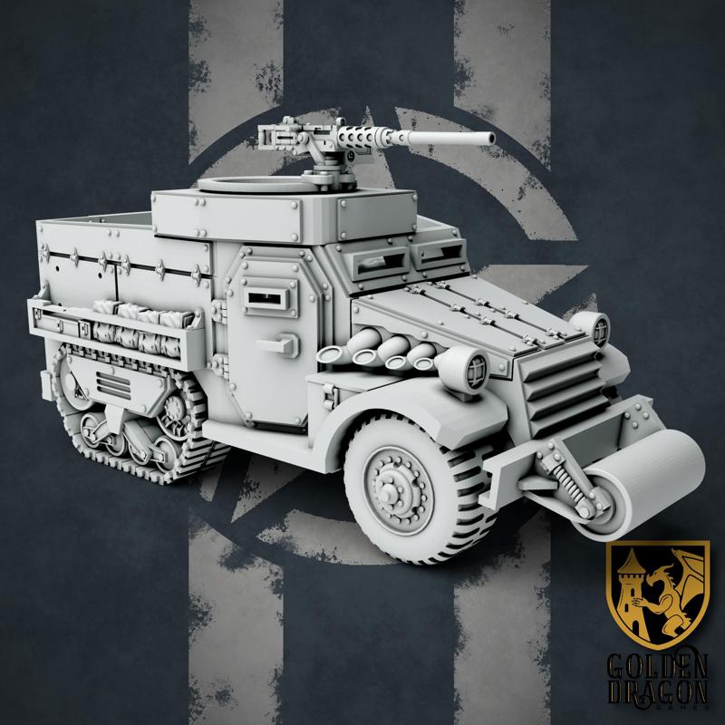 United States - M50 Percheron Halftrack