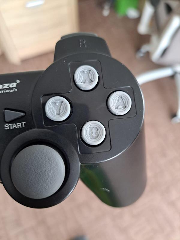 Esperanza Gladiator / other PS3 Gamepad ABXY mod