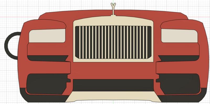 Rolls Royce Cullinan Keychain