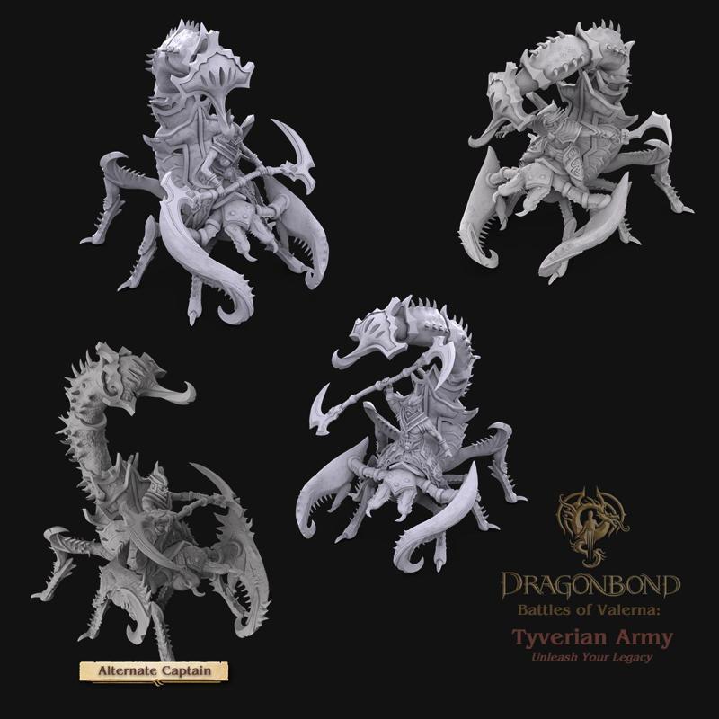 Tyverian Skorpikon Reavers Unit from Dragonbond Wargame