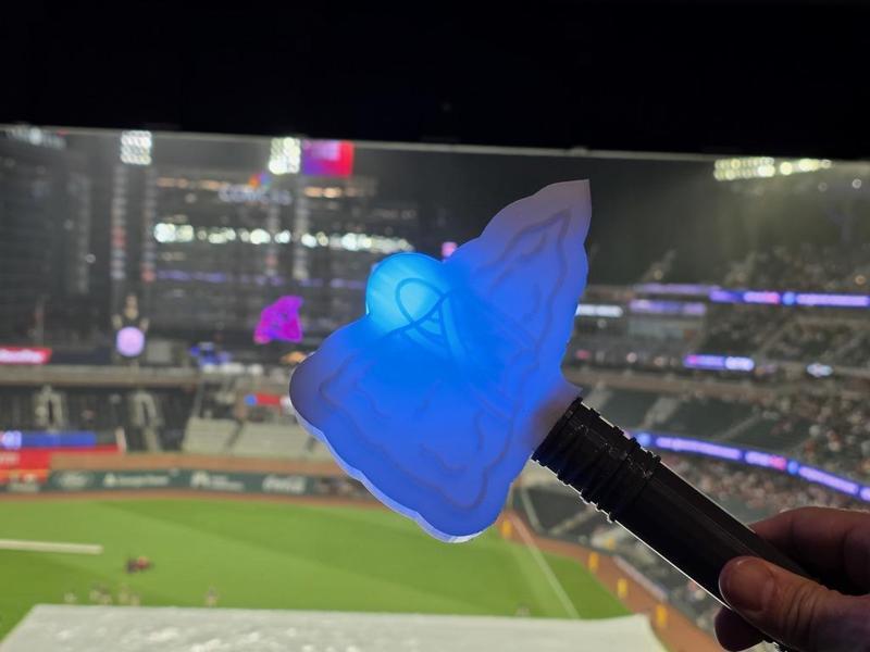 Light up Atlanta Braves Tomahawk