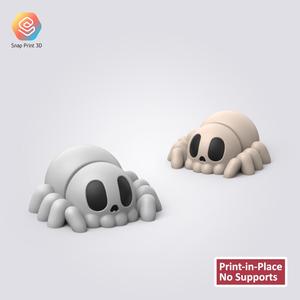 Halloween Flexi Skull Spider