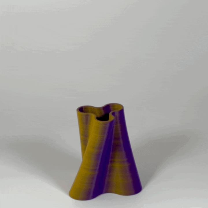 Twist Vase for Dried Flowers